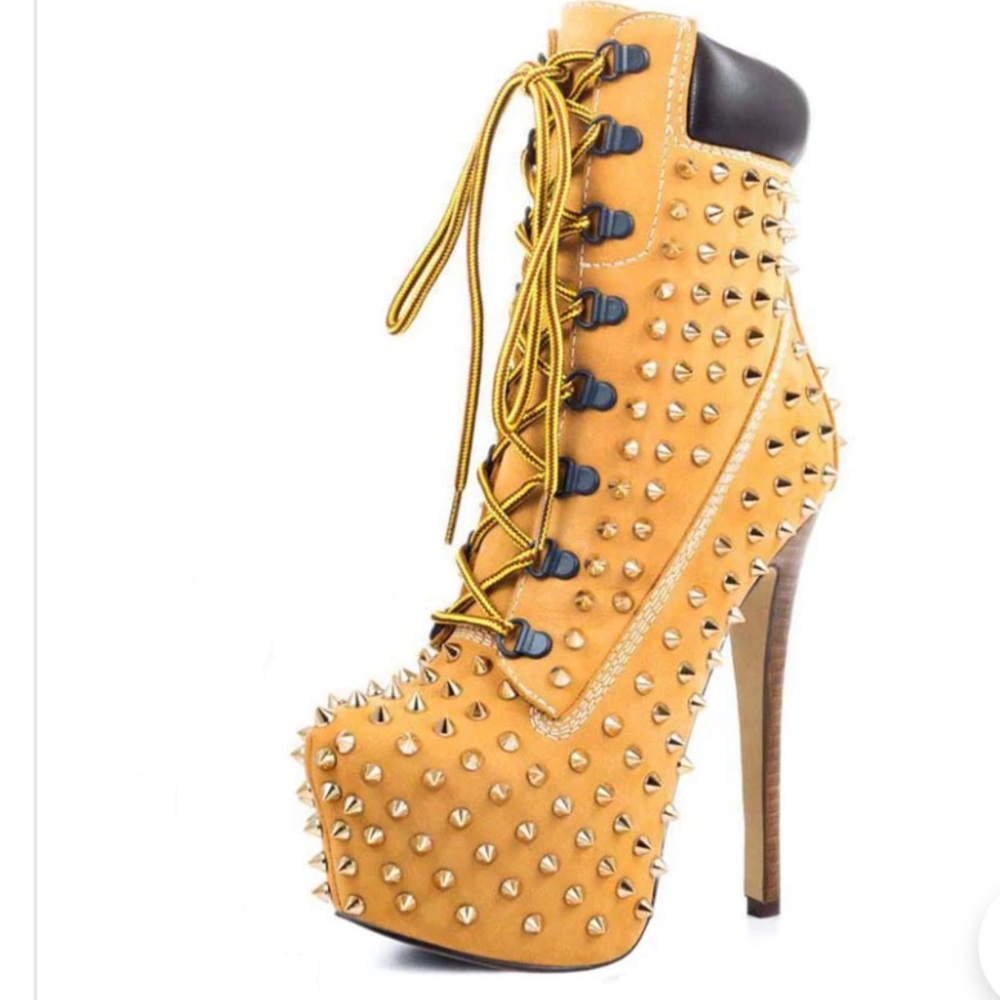 NWT High Heel Work Booties
